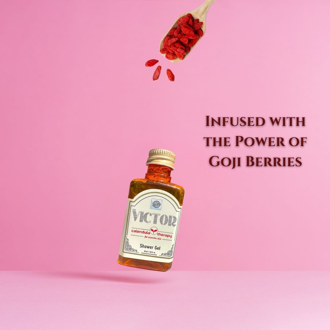 Roomsium Victor, Goji Berry Scented, Travel Size Toiletries Set For Hosts, Homes, Hotels, SPAs, Gift Shops 125 pieces