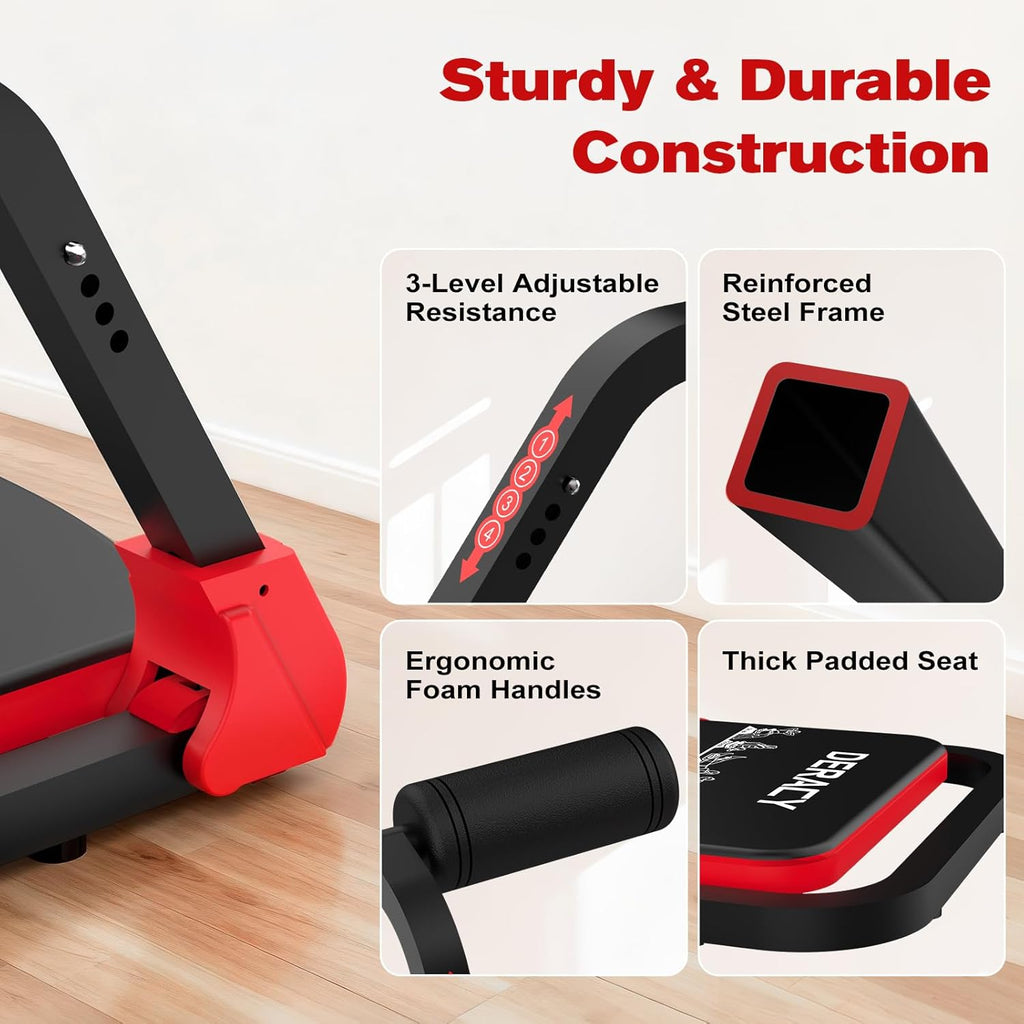 Sit up Exercise Equipment, Adjustable Ab Machine, Multi-Functional Sit up Machine, Ab Workout Equipment, Ab Trainer Machine for Women Men