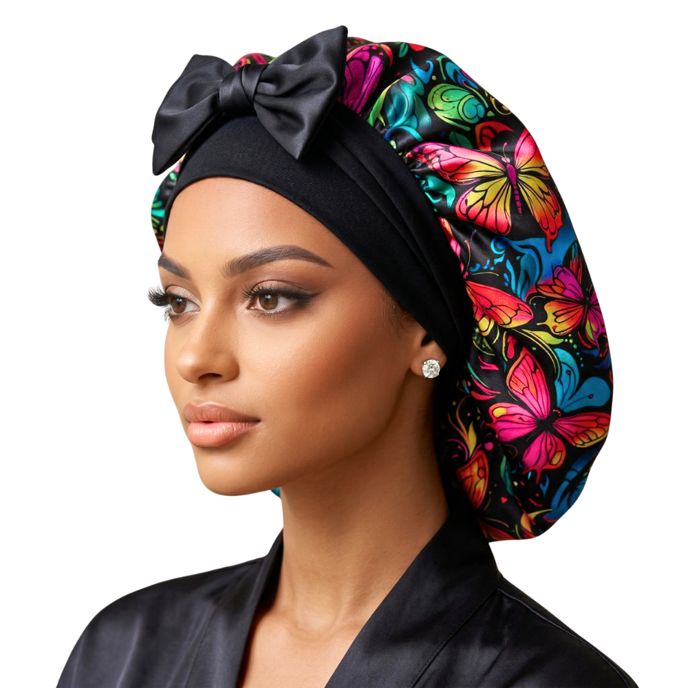 Original Stretch Tie Satin Bonnet | Multiple Colors Available