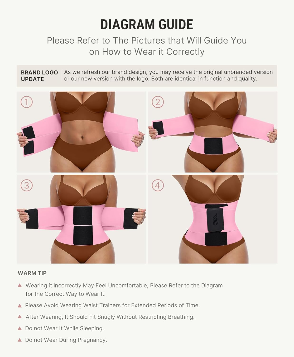 Waist Trainer Belt Waist Cincher Trimmer Ab Belt Tummy Control Body Shaper with Triple Wrap Women and Men