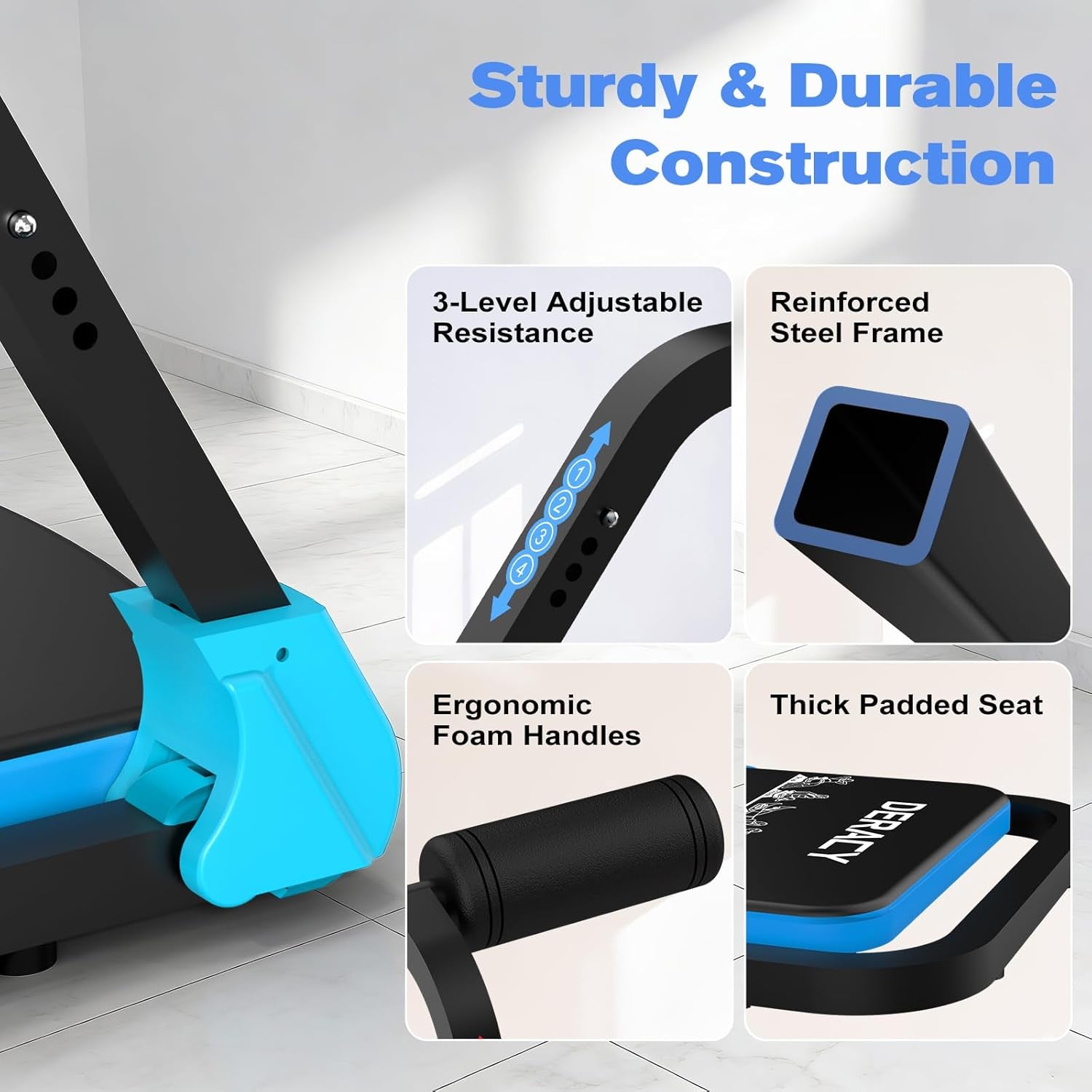 Sit up Exercise Equipment, Adjustable Ab Machine, Multi-Functional Sit up Machine, Ab Workout Equipment, Ab Trainer Machine for Women Men