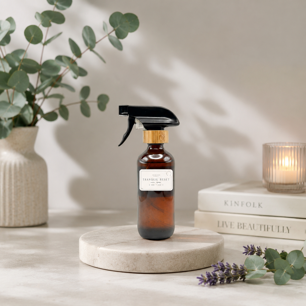 Lavender Eucalyptus Room Spray – 8oz Relaxing Aromatherapy Home Fragrance Spray | Essential Oil Air Freshener