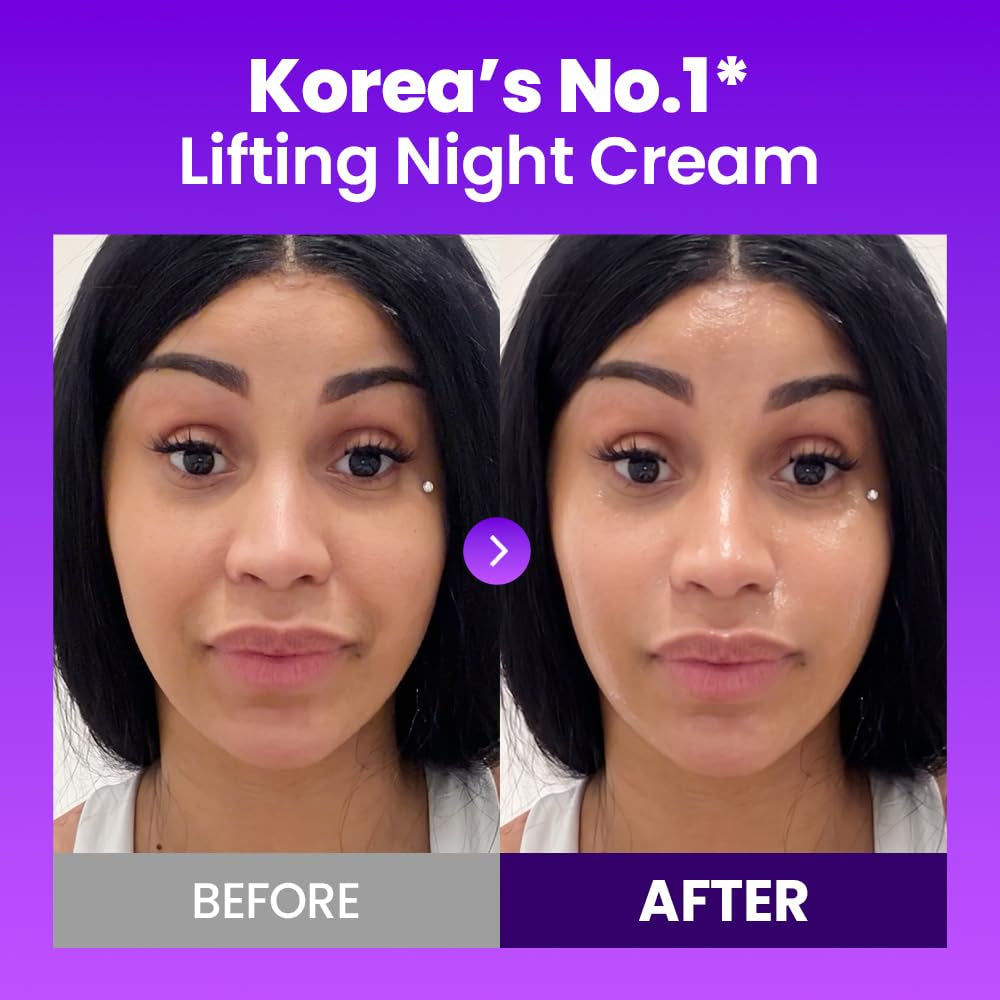 Probioderm 3D Lifting Skincare Set | Cardi B'S Korean Night Cream, Serum & Face Mist for Lifting & Firming | Perfect Anti-Aging Routine for Dry, Dull, Saggy Skin | Mother’S Day Gift