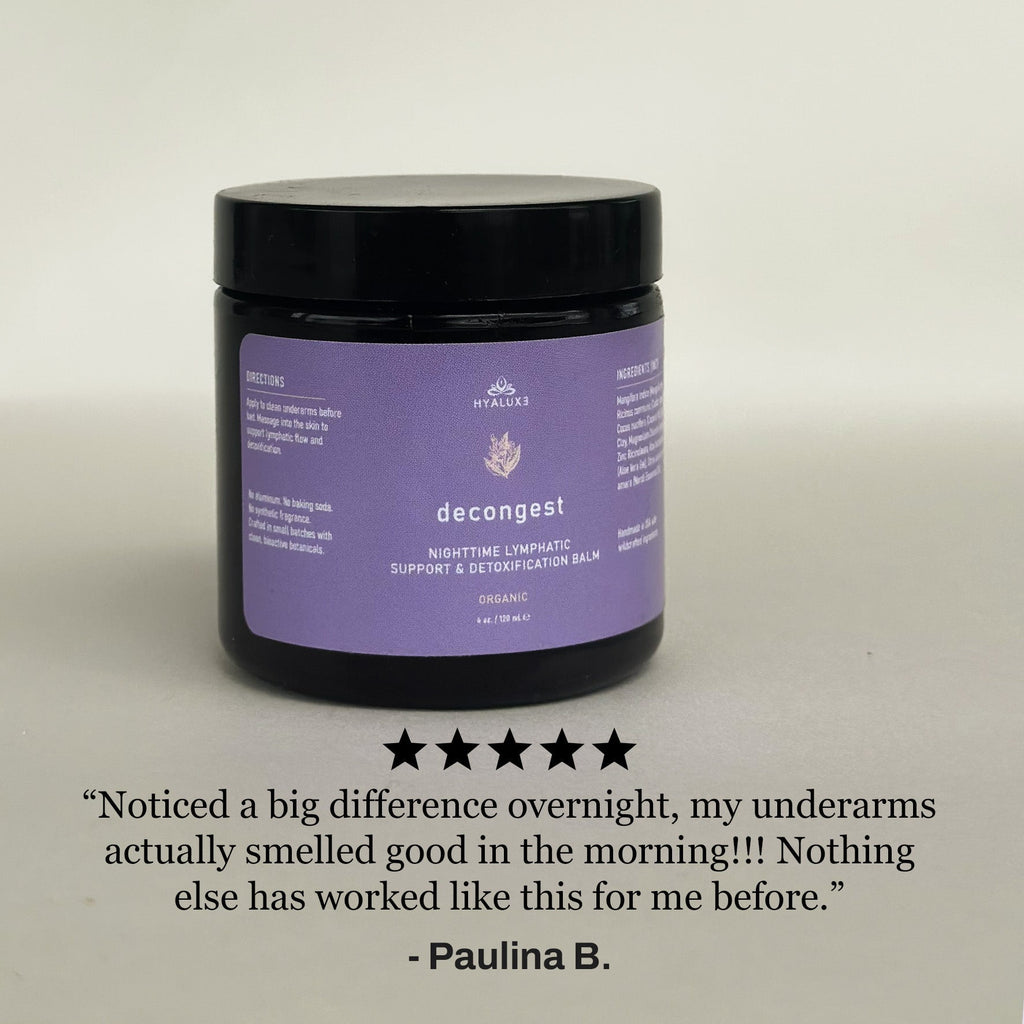 DECONGEST: Overnight Lymphatic Drainage and Detoxification Balm